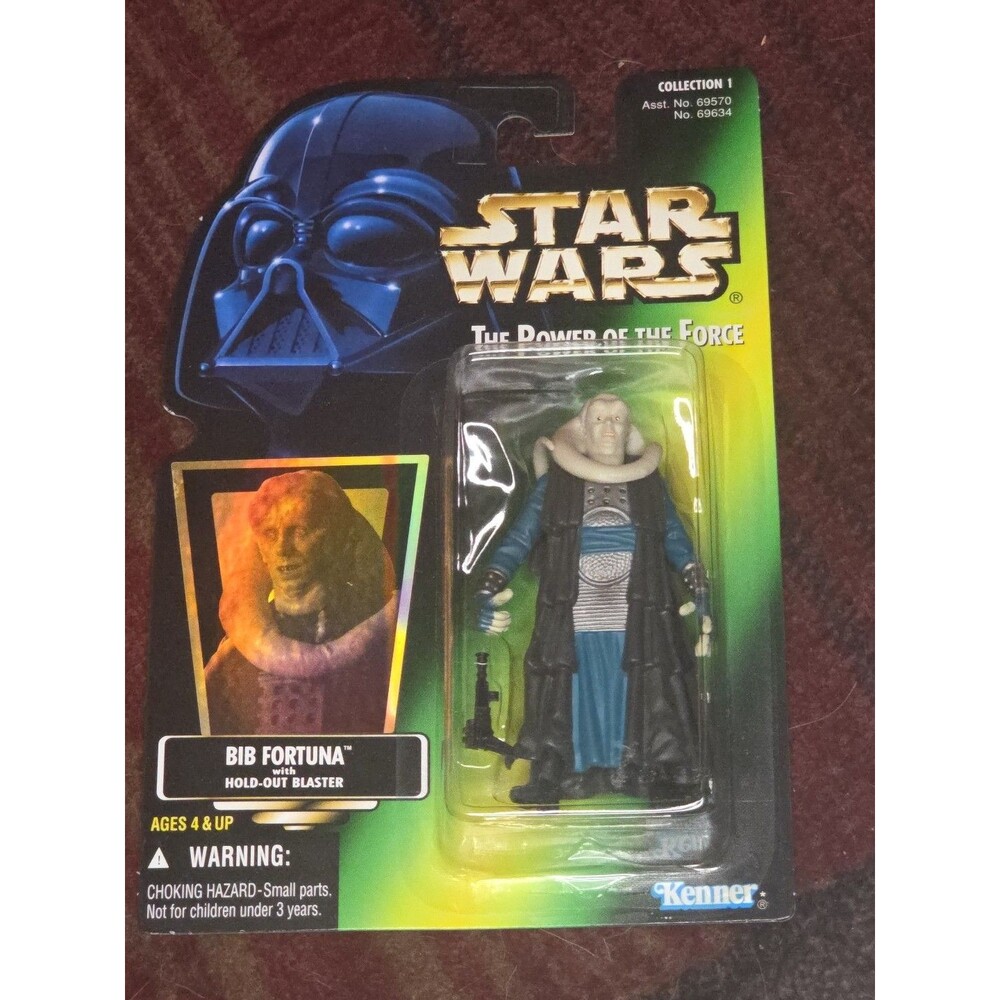 Star Wars Power of the Force Bib Fortuna Action Figure 3.75" 1996 Kenner, Sealed